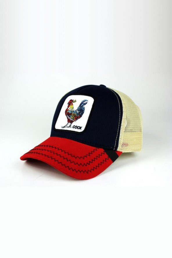 Hayvan Figürlü Animal Farm Şapka Renkli Horoz Resimli Cap