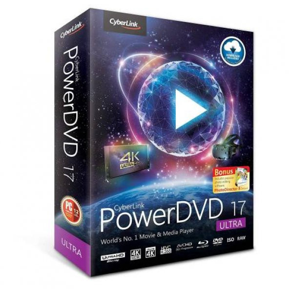 Cyberlink PowerDVD 17 Ultra - Ömür Boyu Lisans