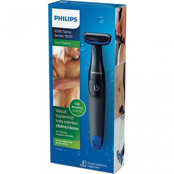 Philips BG1024/15 Bodyshaver Erkek Bakım Kiti - 1