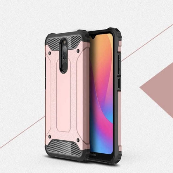 Xiaomi Redmi 8 Armor Hybrid Ultra Koruma Zırh Kılıf - 6