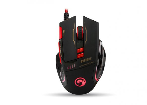 Everest SGM-X10 Usb Siyah Gaming Mouse Pad ve Oyuncu Mouse - 1