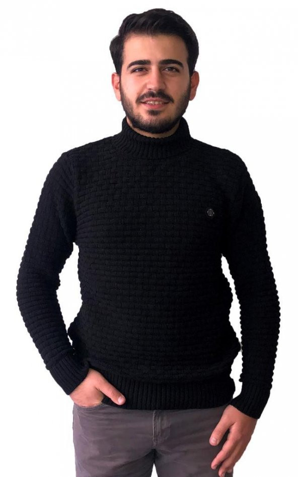 PHİLİPP KAZAK PHİLİPP DARİNG ERKEK KAZAK YÜN BOĞAZLI SİYAH - 2