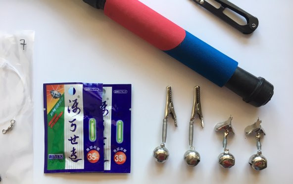 UcuzaAv 50 Parça 1. Kalite Olta Seti 3 metre Kamış 50'lik Makine - 2