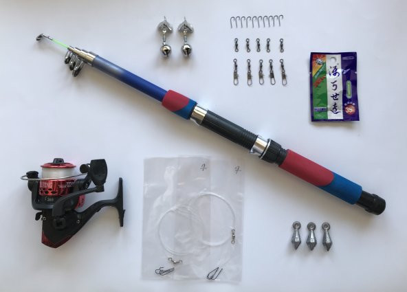 UcuzaAv 30 Parça 1. Kalite Çocuk Olta Seti