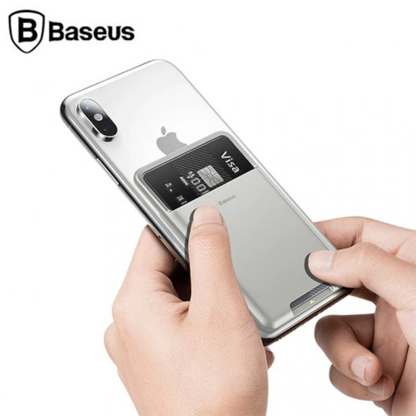 Baseus back stick Universal Telefon Arkası Kart Yuvası Cüzdan - 2