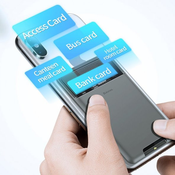 Baseus back stick Universal Telefon Arkası Kart Yuvası Cüzdan - 7