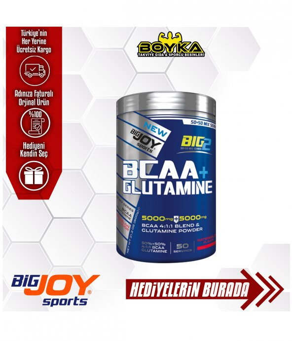 Bigjoy Sports Big2 Bcaa + Glutamine (Skt:08/21)+ 3 Hedi̇ye