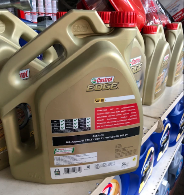 Castrol Edge 5w30 -4 Litre Motor Yağı Partiküllü Dizel Benzin Lpg - 3