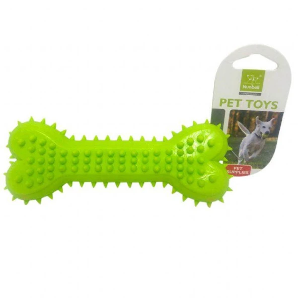 Nunbell Köpek Oyuncağı Diş Kaşıma Plastik Kemik 15 cm - 3