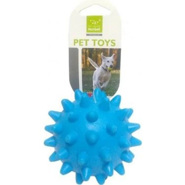 Nunbell Köpek Oyuncagı Zilli Kirpi Top 9 cm ürün görseli