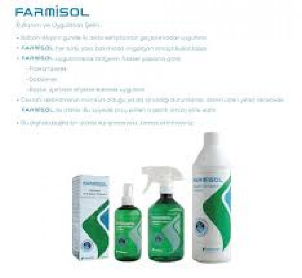 Farmisol Antiseptik Yara Bakım Solüsyonu 250 ml - 3