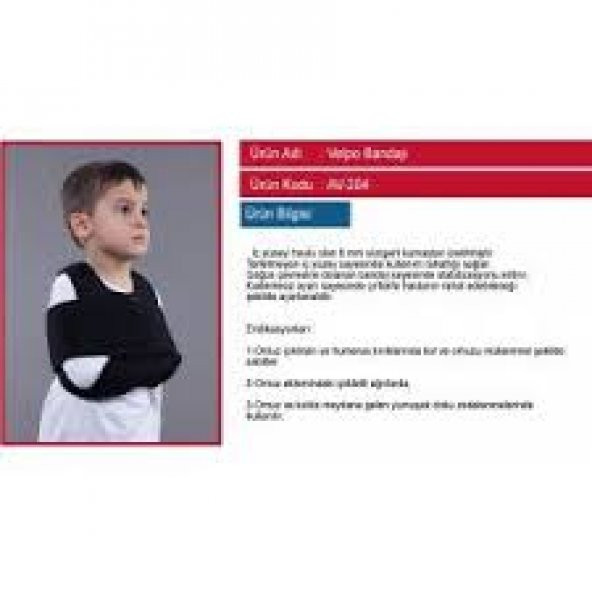 çocuk pediatrik Welpo Velpo Bandaj velpua welpua omuz sabitleyici