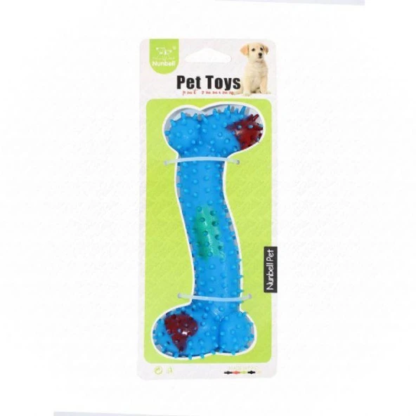 Nunbell Köpek Oyuncağı Dikenli Kemik 15 cm - 2