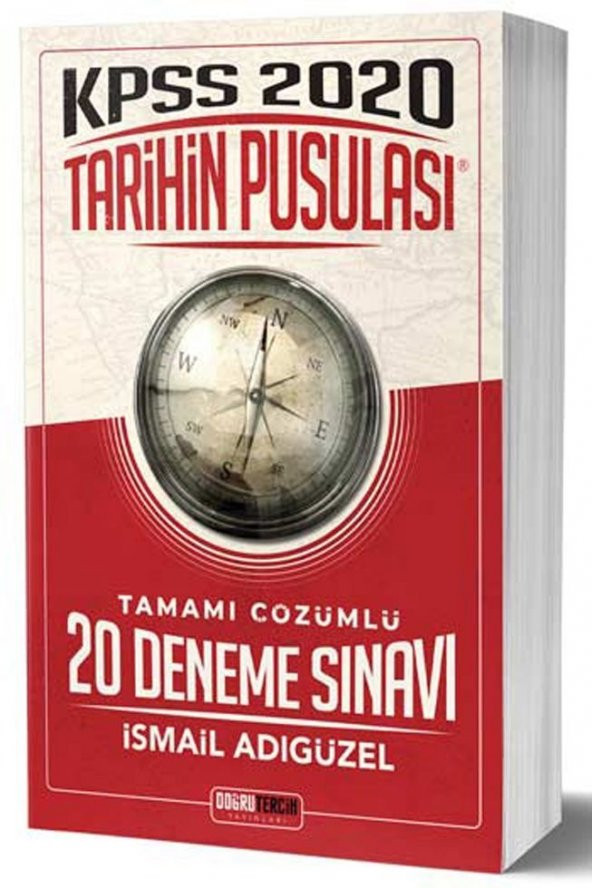 Doğru Tercih Yayınları 2020 KPSS Tarihin Pusulası Tamamı Çözümlü 20 Deneme