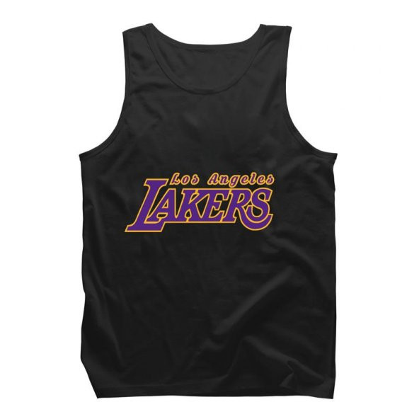 All-Star Basketbol Los Angeles Lakers Type Siyah Askılı Atlet