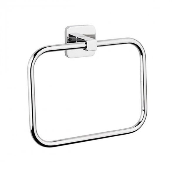 Tema Kare Serisi Kare Havluluk Banyo Havlu Askısı Paslanmaz - 2