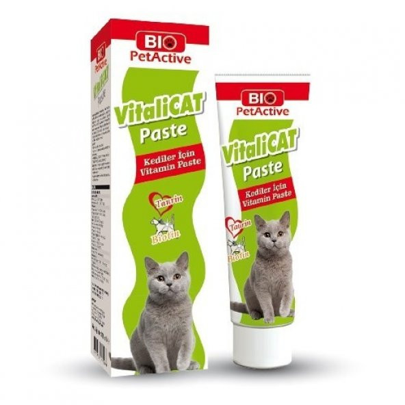 Biopetactive VitaliCat Paste 100 ml Kediler için Vitamin Skt:11/2024