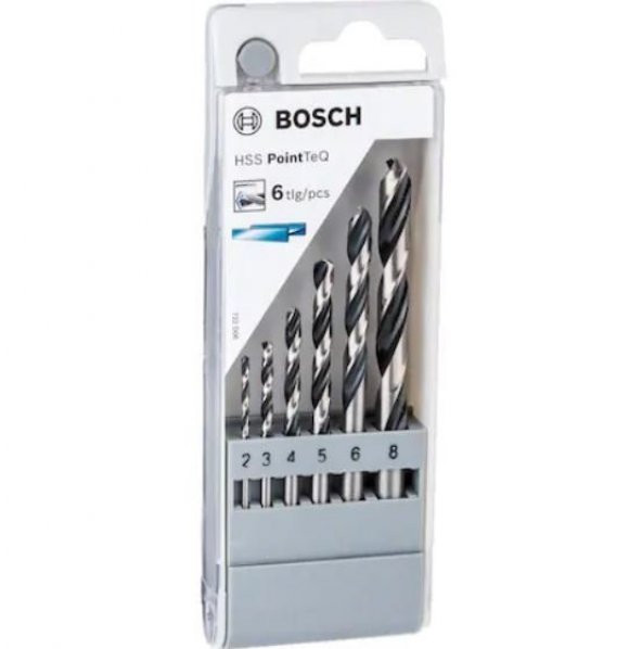 Bosch HSS PointTeQ 6 parça Metal Delme Seti