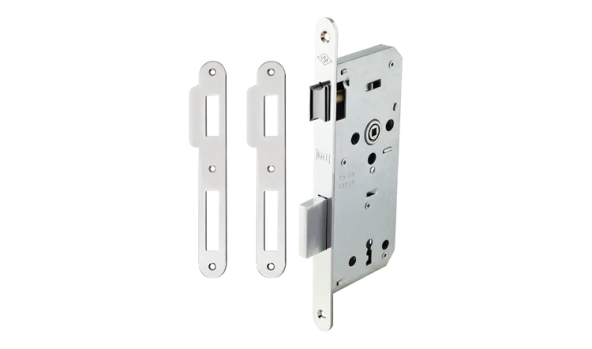 Kale 141-R İç Kapı Gömme Kilidi 45 mm Krom Oval