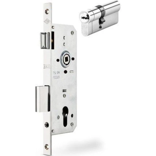 Kale 152-R Silindirli Gömme Kilit 35 mm Nikel