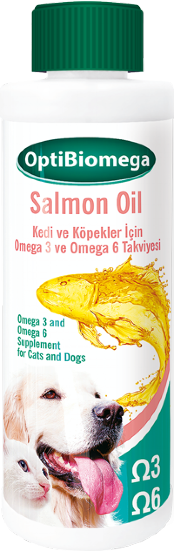 Bio Petactive OptiBiomega Salmon Oil Köpek için Somon Yağı 250 ML