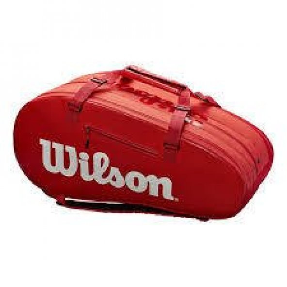 Wilson Super Tour 3 Comp Kırmızı Tenis Çantası WRZ840815