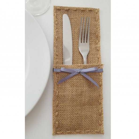 Kurdele Çatal Bıçak Kılıfı 4'lü Set ürün görseli