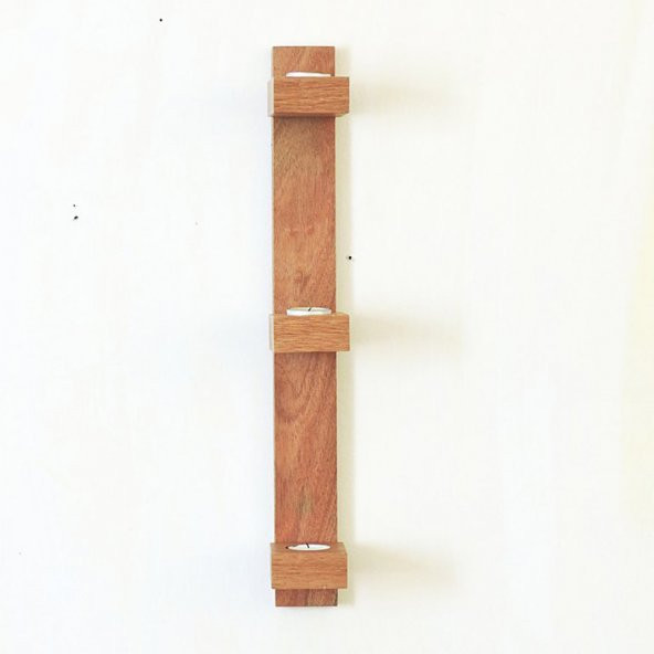 Ahşap Uzun Mumluk - Resim 2