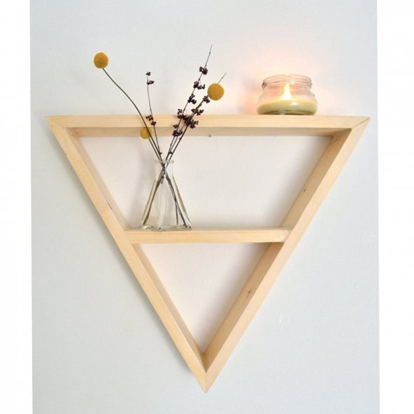 Ahşap Raf Üçgen - Resim 2