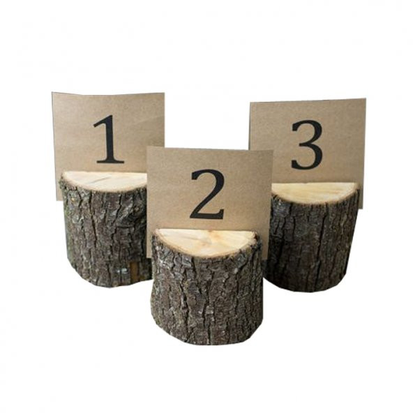 Ağaç Masa Numarası 5 Adet ürün görseli