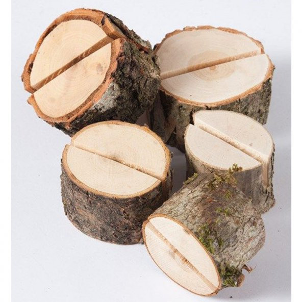 Ağaç Masa Numarası 5 Adet - Resim 2