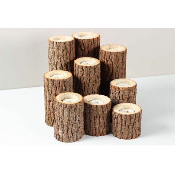 Kütük Mumluk 9'lu Set ürün görseli