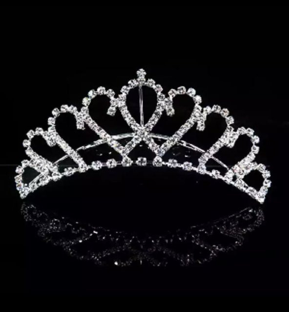 Kraliçe saç tokası - Geline uygun çok muhteşem kristal saç tokası