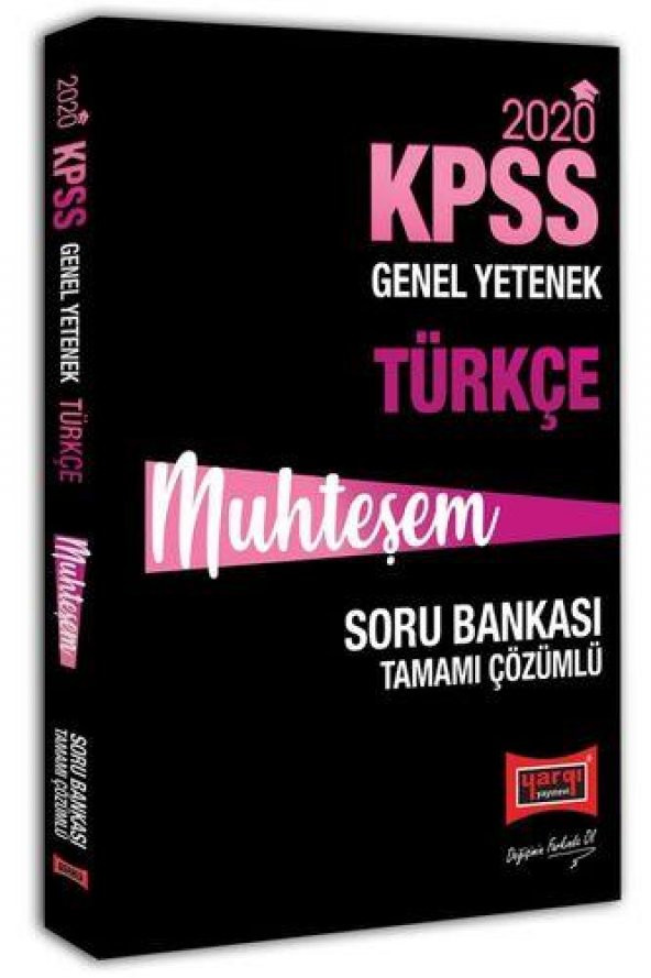 Yargı Yayınları 2020 KPSS Muhteşem Türkçe Tamamı Çözümlü Soru Ban