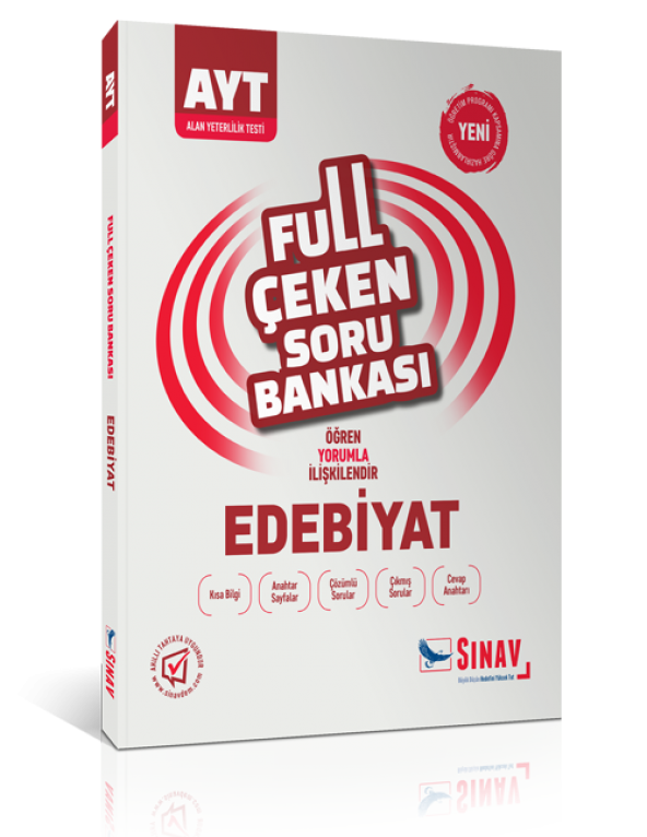 Sınav Yayınları AYT Edebiyat Full Çeken Soru Bankası