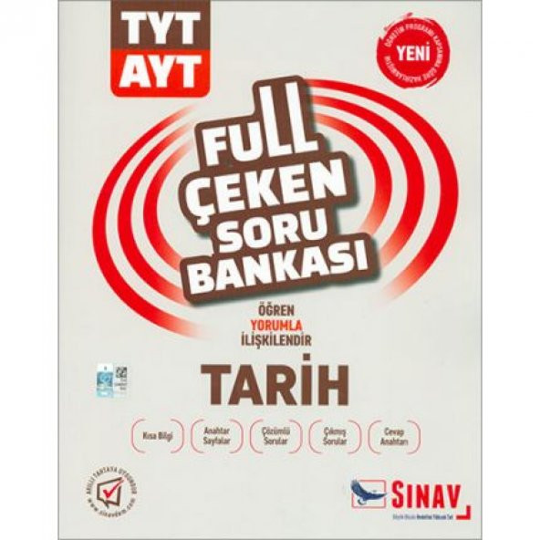 Sınav Dergisi Yayınları TYT AYT Tarih Full Çeken Soru Bankası