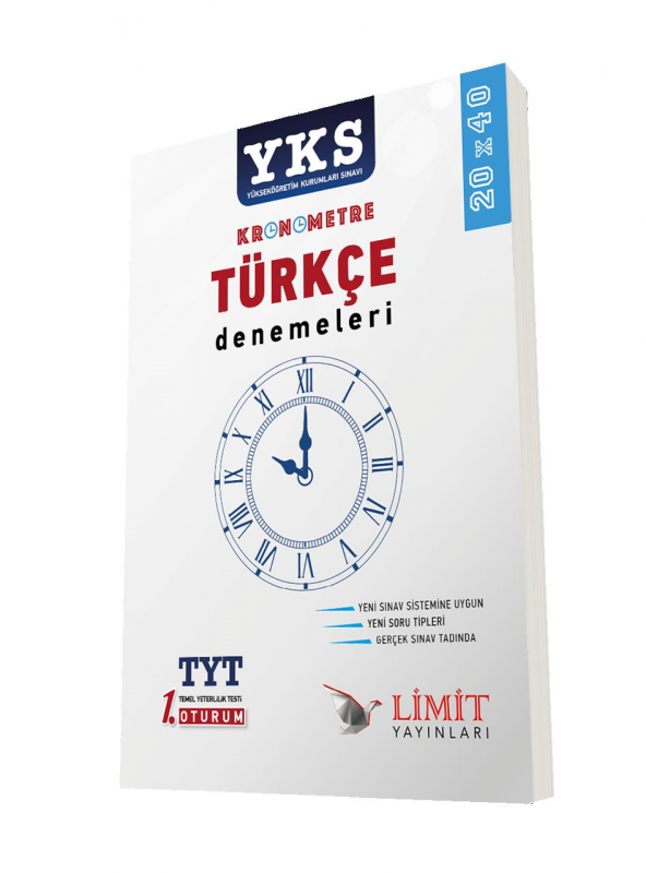 YKS Kronometre Türkçe Denemeleri Limit Yayınları