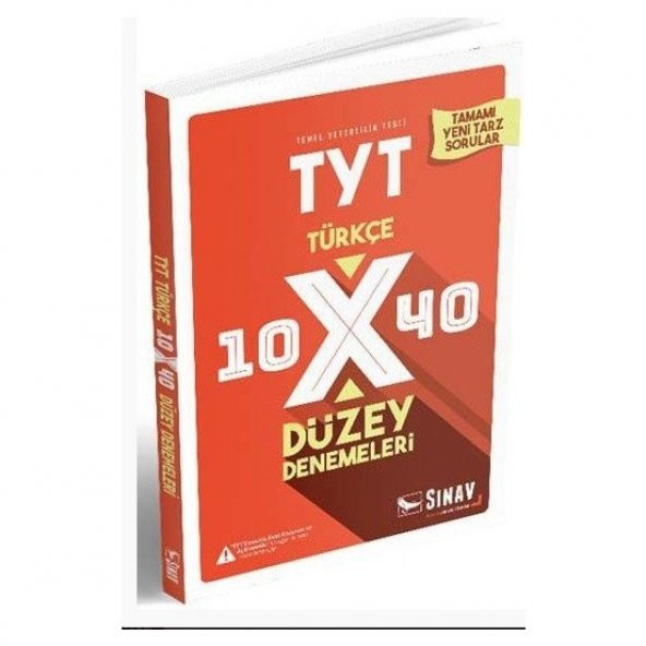 Sınav Tyt Türkçe 10X40 Düzey Denemeleri