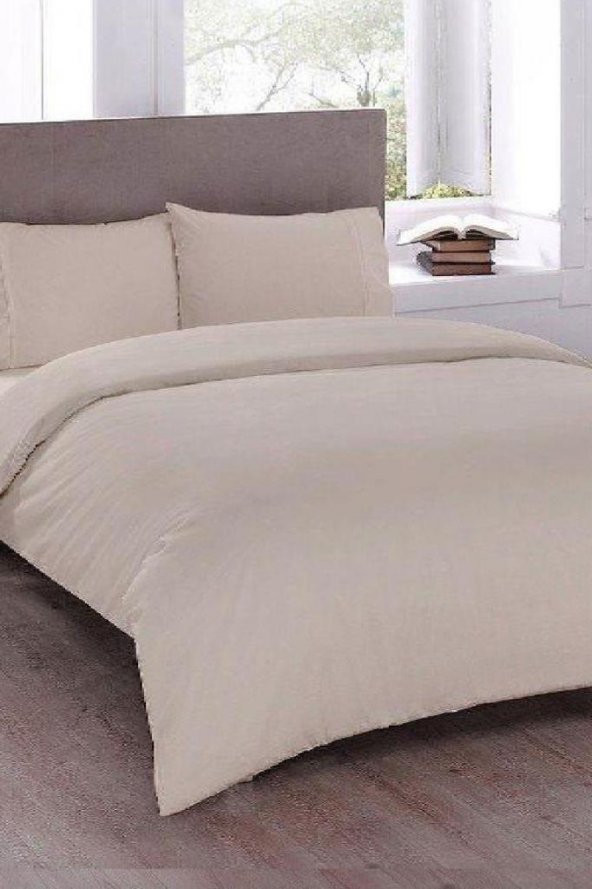 Çeyiz Diyarı Pure Çift Kişilik Nevresim Seti Krem - 3