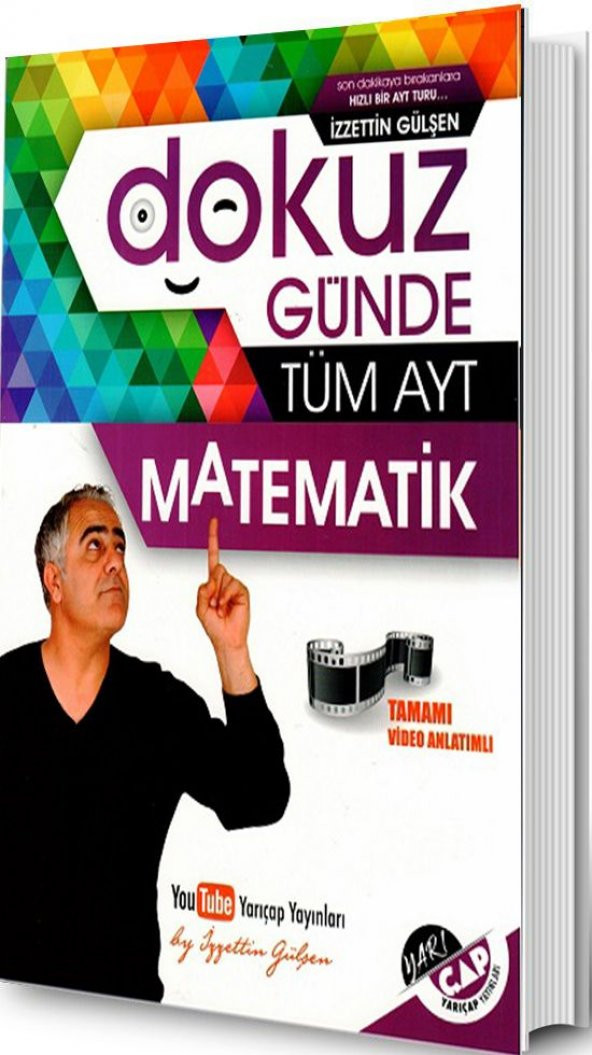 Yarı Çap Yayınları Dokuz Günde Tüm AYT Matematik