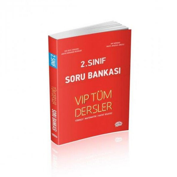 2. Sınıf Tüm Dersler VIP Soru Bankası Kırmızı Kitap Editör Yayıne