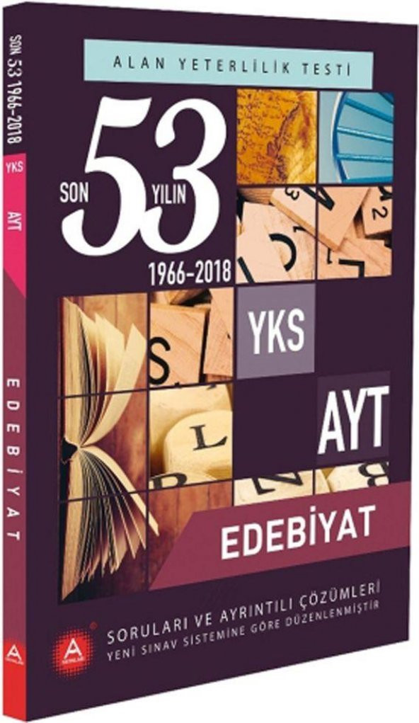A Yayınları AYT Edebiyat Son 53 Yılın Çıkmış Soruları ve Ayrıntıl