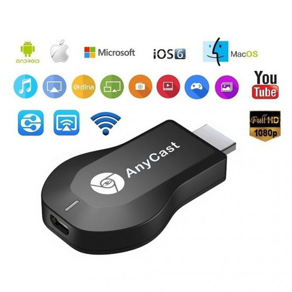 AnyCast M9 Plus Telefon ve Televizyon Bağlantı Kurma Kiti - 2