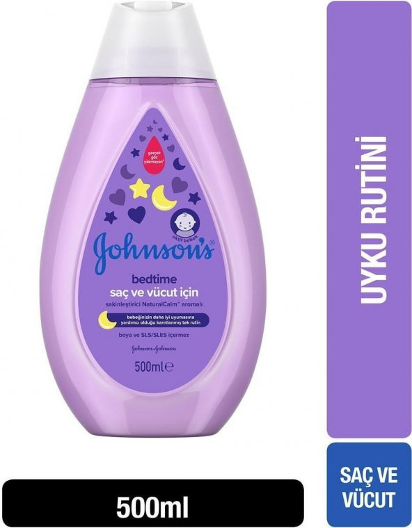 Johnsons Baby Saç Ve Vücut Şampuanı Bedtime 500 Ml