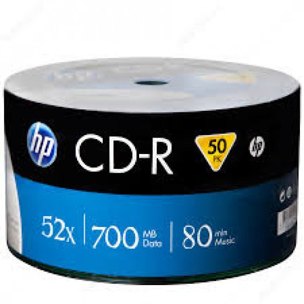 HP Boş Cd-r 52x 700 Mb 80 Min Boş Cd 50'li Paket