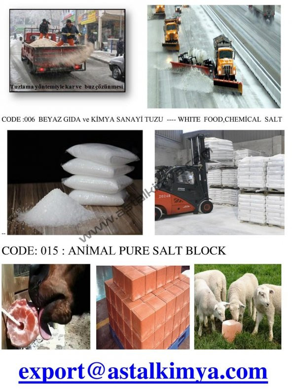 TUZ, KAR TUZU  25 Kg   BUZ ÇÖZÜCÜ YOL TUZU, - 2