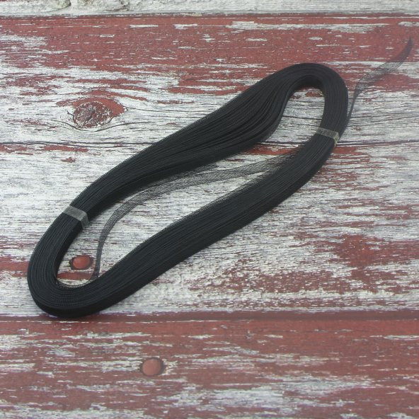 1cm X 25metre Düz Esnek Gren Kurdela Abiye Gelinlik - 3