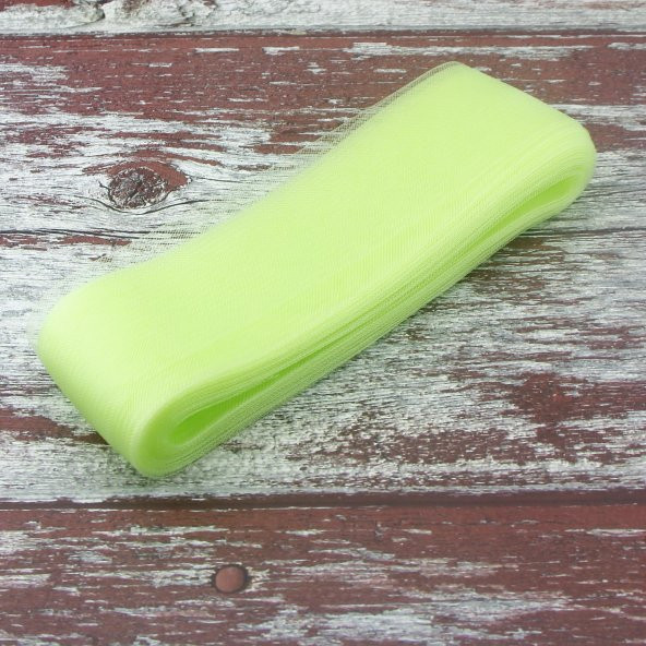 8cm X 25metre Düz Esnek Gren Kurdela Gelinlik Abiye - 5