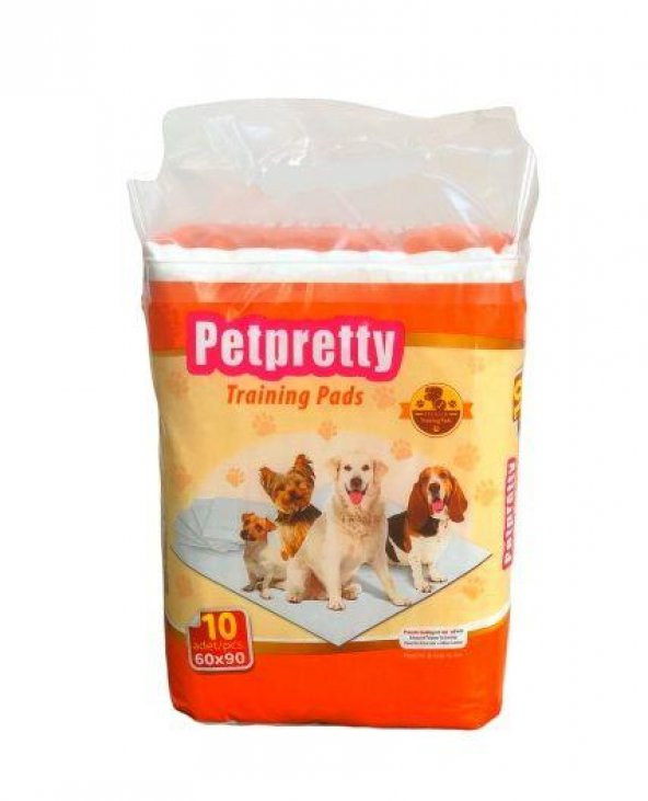 Pet Pretty Kokusuz Köpek Çiş Pedi 90x60 cm 10 lu