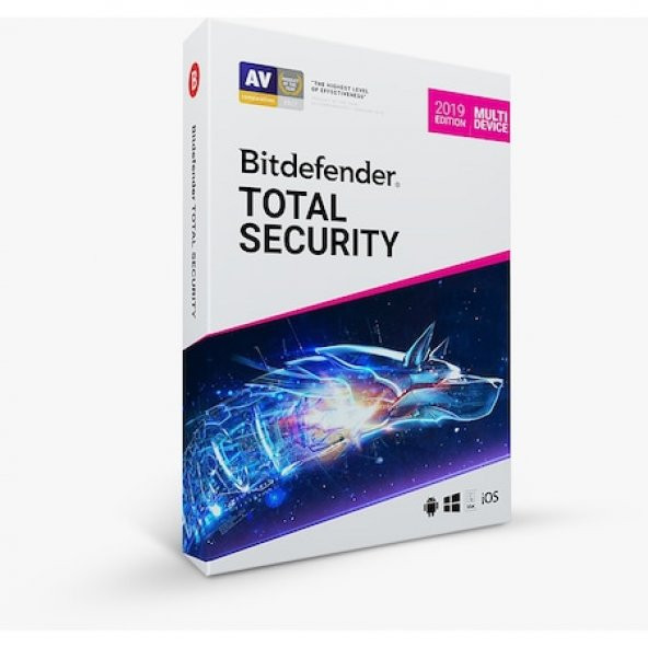 Bitdefender 2019 5 Kullanıcı 1 Yıl Total Security
